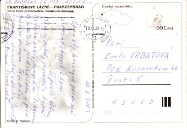 Františkovy Lázně 2003 95 001 ●